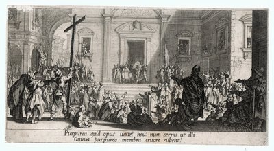 La Grande Passion, et af 7 kobberstik ... (kobberstik) af Jacques Callot