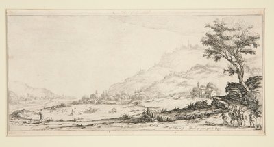 Jagtfugle, fra Landskaber for Giovanni de Medici af Jacques Callot
