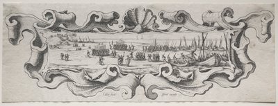 Troppernes landgang. af Jacques Callot