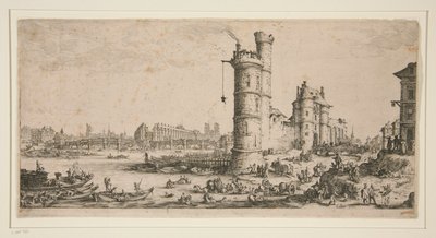 Pont Neuf, Paris af Jacques Callot