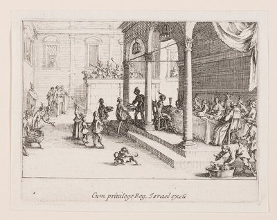 Le festin (banketten), fra serien La vie de l af Jacques Callot