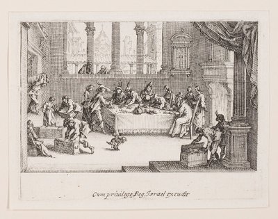 The Division of Property (The Contribution of the Fortune), fra serien La Vie de l af Jacques Callot