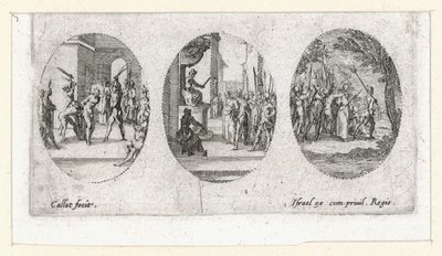 Passionens mirakler ... (kobberstik) af Jacques Callot