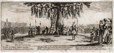 Krigens elendighed og ulykke ... (kobberstik) af Jacques Callot