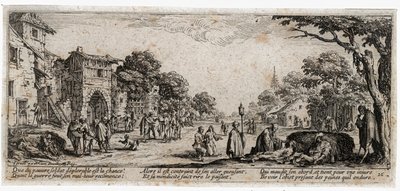 Krigens elendighed og ulykke ... (kobberstik) af Jacques Callot