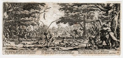 Krigens elendighed og ulykke ... (kobberstik) af Jacques Callot