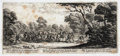 Krigens elendighed og ulykke ... (kobberstik) af Jacques Callot