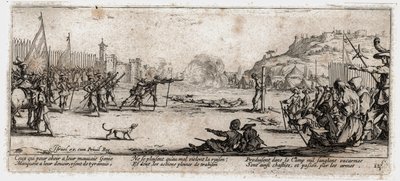 Krigens elendighed og ulykke ... (kobberstik) af Jacques Callot