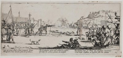 Krigens elendighed og ulykker (blad 12) af Jacques Callot
