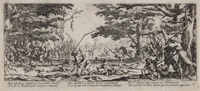 Krigens elendighed og ulykker (blad 17) af Jacques Callot