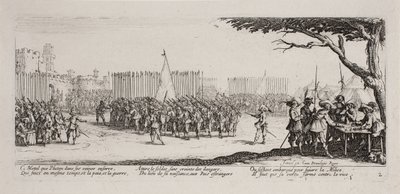 Krigens miseries and misfortunes (blade 2) af Jacques Callot
