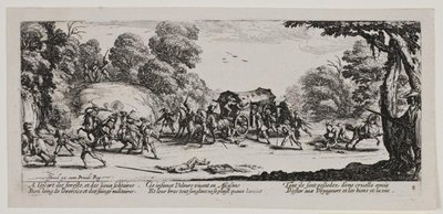 Krigens elendighed og ulykker (blad 8) af Jacques Callot
