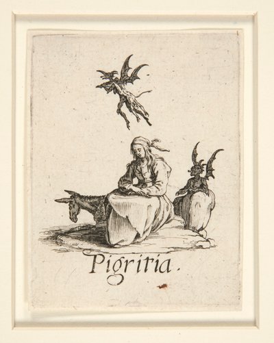 De syv dødssynder: dovendyr af Jacques Callot