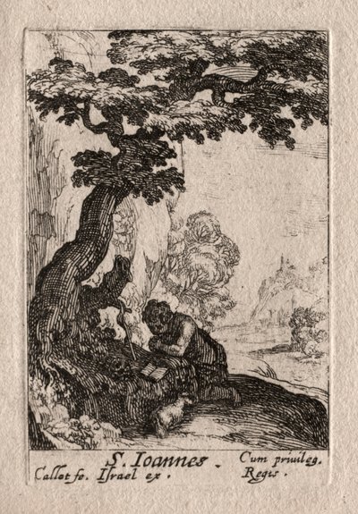 The Penitents: Sankt Johannes Døberen. af Jacques Callot