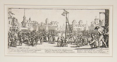 Krigens store elendighed: nr. 10 - L af Jacques Callot