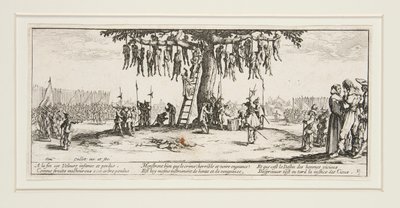 Krigens store elendighed: N. 11 - Ophængningen af Jacques Callot