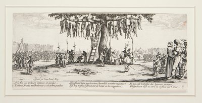Krigens store elendighed: N. 11 - Ophængningen af Jacques Callot