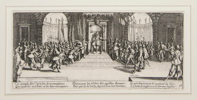Krigens store elendighed: Nej. 18 - Uddeling af belønninger af Jacques Callot