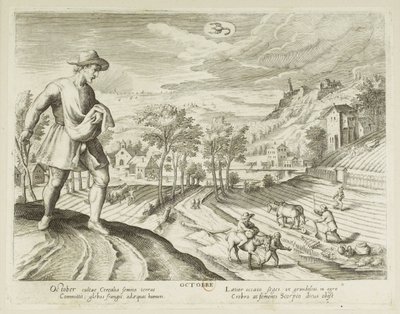 Måned. 10, oktober af Jacques Callot