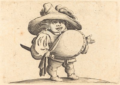 Mand med stor mave af Jacques Callot