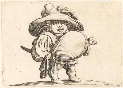 Mand med stor mave af Jacques Callot