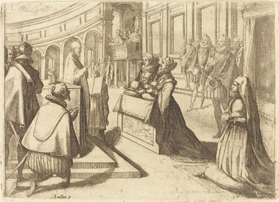 Ægteskab mellem Margaret af Østrig og Filip III af Jacques Callot