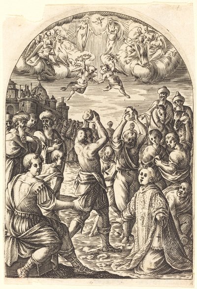 Sankt Stefans martyrium af Jacques Callot