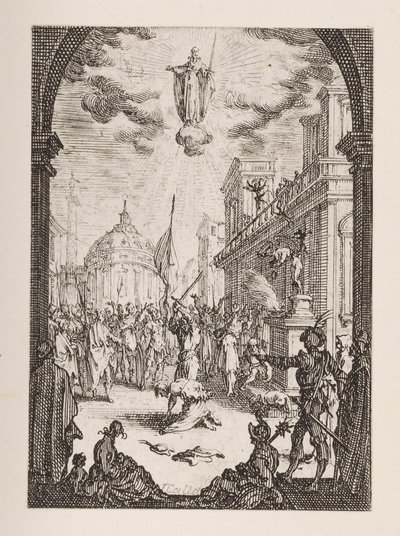 Martyrium of St. Jacques, nr.3 fra The Martyrium of the Apostles af Jacques Callot