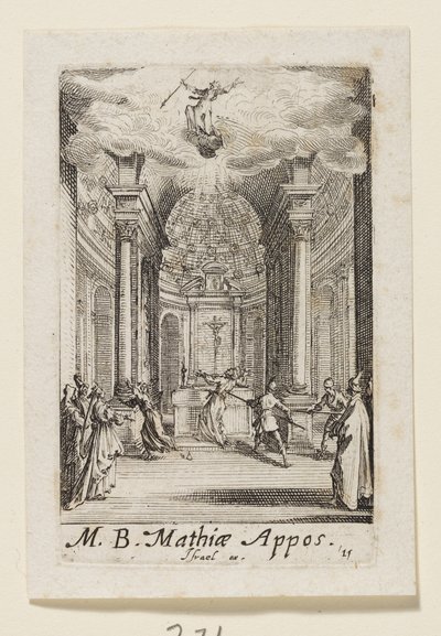 Apostlen Matthæus (Mathiae Appos.) af Jacques Callot