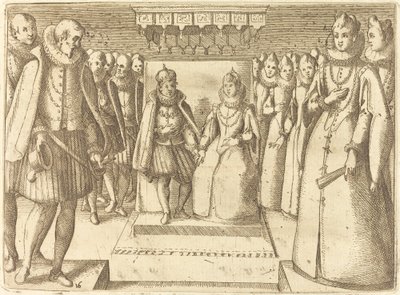 Møde mellem Margaret af Østrig og Filip III, af Jacques Callot