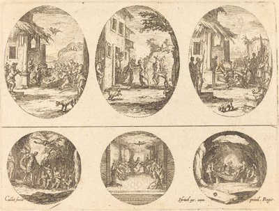 Passionens mysterier af Jacques Callot