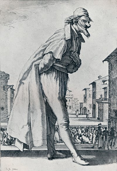 Nr. IV.- Den Store Pantalon, c1620-1635, 1924 af Jacques Callot
