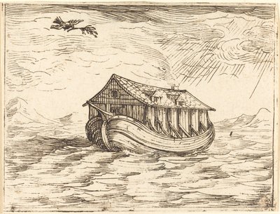 Noahs ark. af Jacques Callot