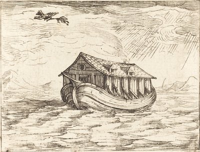 Noahs ark af Jacques Callot