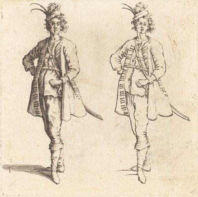 Officer, set forfra af Jacques Callot