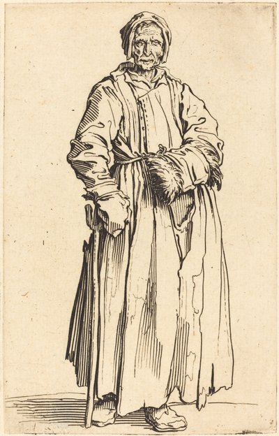 Enøjet kvinde af Jacques Callot