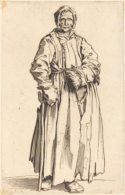 Enøjet kvinde af Jacques Callot