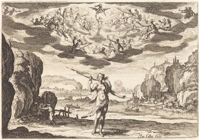 Pandora af Jacques Callot