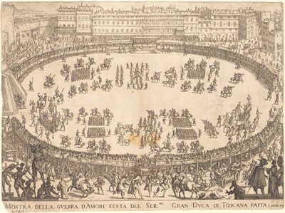 Parade i Amfiteatret af Jacques Callot