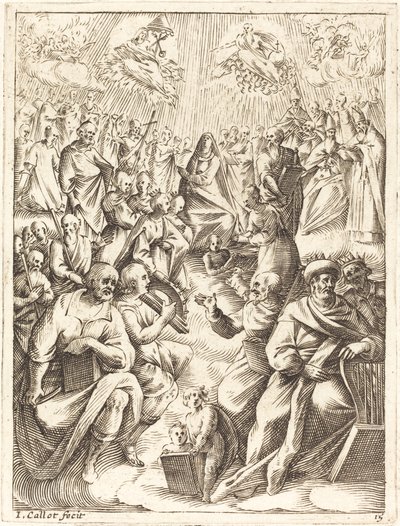 Paradise, 16081611. af Jacques Callot