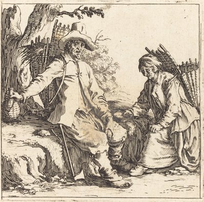 Bondepar i Hvile af Jacques Callot