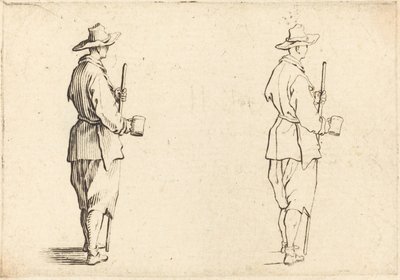 Bonde med en Kop af Jacques Callot