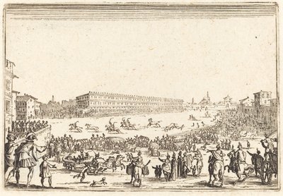 Piazza ved Porta al Prato af Jacques Callot