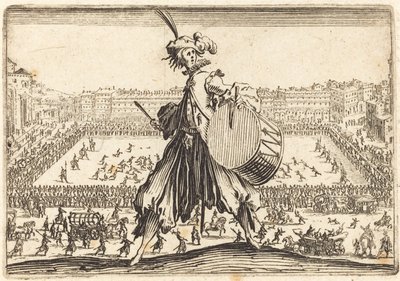 Piazza Santa Croce, Firenze af Jacques Callot