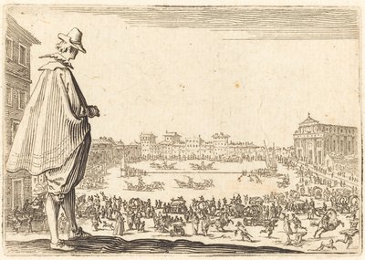 Piazza Santa Maria Novella, Firenze, ca. 1622. af Jacques Callot