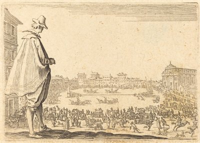 Piazza Santa Maria Novella, Firenze, ca. 1622. af Jacques Callot