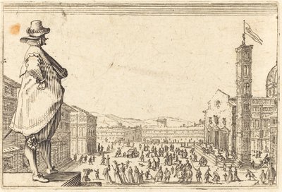 Piazza del Duomo, Firenze af Jacques Callot