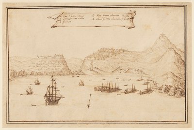 Planometrisk udsigt over Oran, Algeriet af Jacques Callot