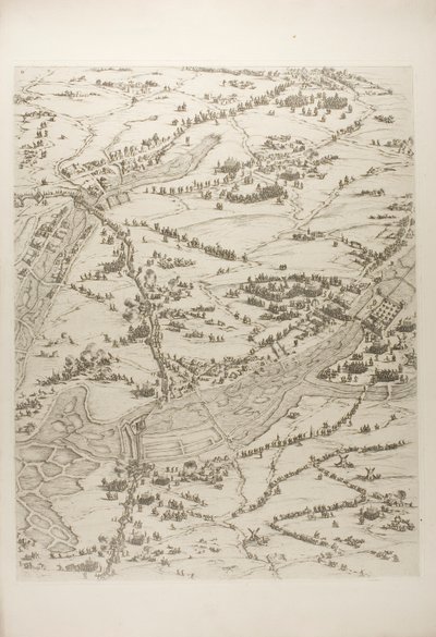 Tavle tre fra The Siege of La Rochelle af Jacques Callot