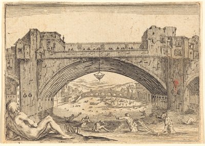 Ponte Vecchio, Firenze af Jacques Callot